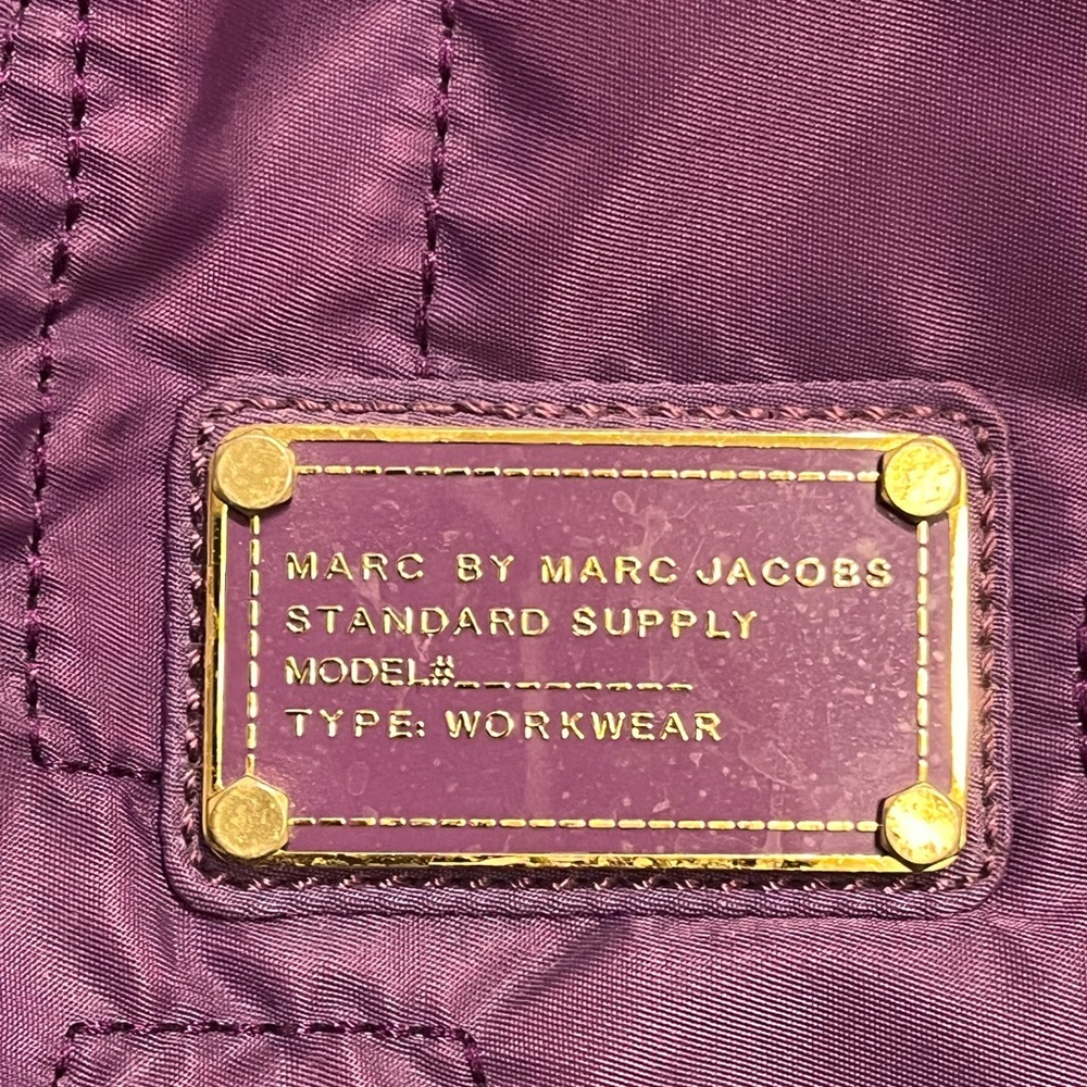Marc Jacob’s Purple Quilted Large Tote - Picture 3 of 5